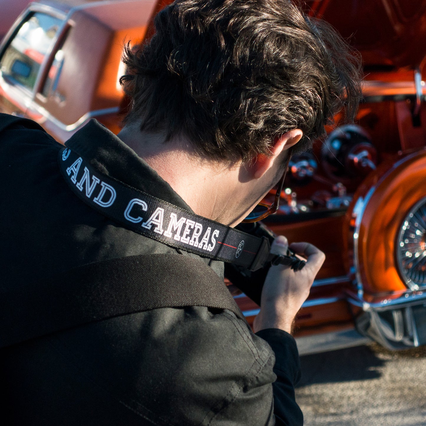 Original Cars and Cameras Camera Strap with Buckles