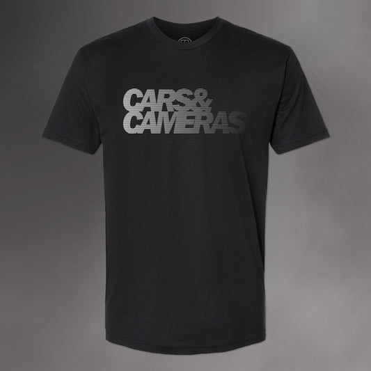 Cars & Cameras Fade T-Shirt (Black)