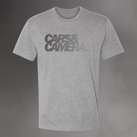 Cars & Cameras Fade T-Shirt (Heather Grey)