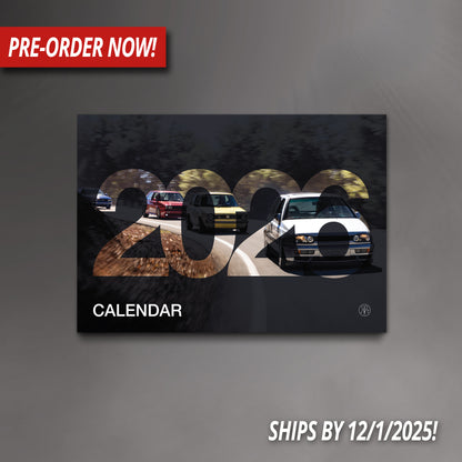 2026 VW/Audi Photography Calendar