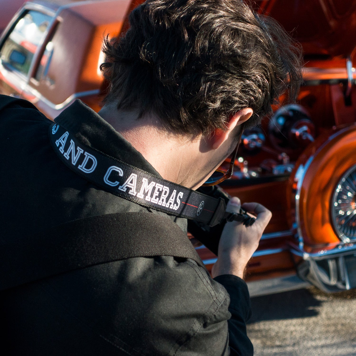 Original Cars and Cameras Camera Strap with Buckles