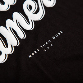 Cars & Cameras Script T-Shirt (Black/White)